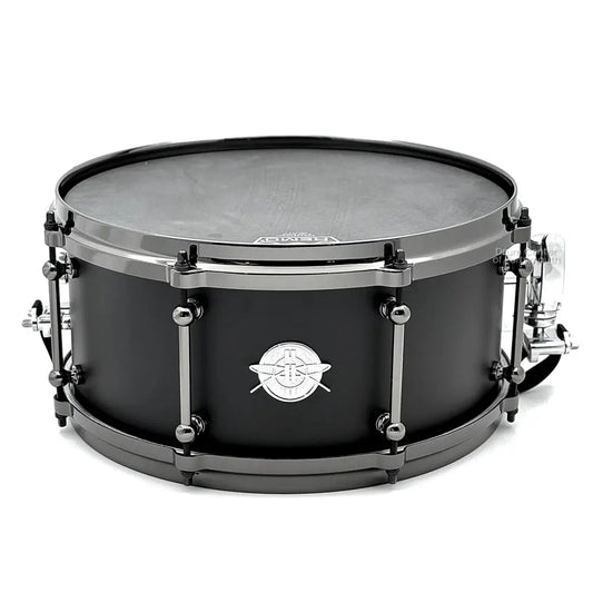 Dunnett Classic Titanium Tourbillon Snare Drum 14x6.5 Black on Black - Drum Center Of Portsmouth