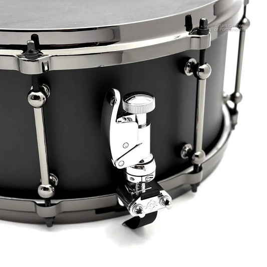 Dunnett Classic Titanium Tourbillon Snare Drum 14x6.5 Black on Black - Drum Center Of Portsmouth