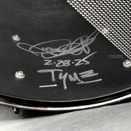 Dunnett Classic Titanium Tourbillon Snare Drum 14x6.5 Black on Black - Drum Center Of Portsmouth