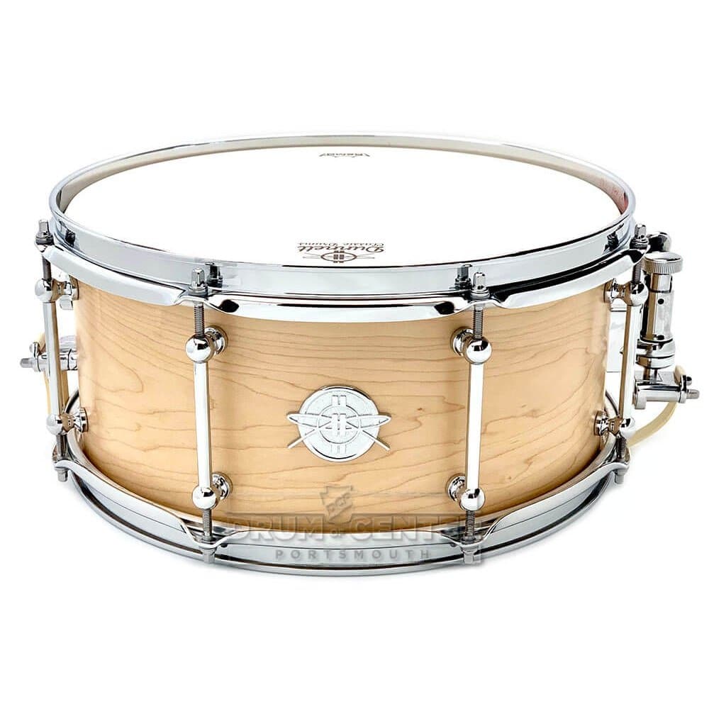 Dunnett Classic MonoPly Maple Snare Drum 14x6.5 Satin Natural