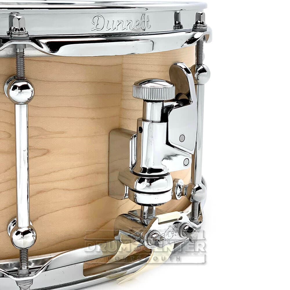 Dunnett Classic MonoPly Maple Snare Drum 14x6.5 Satin Natural