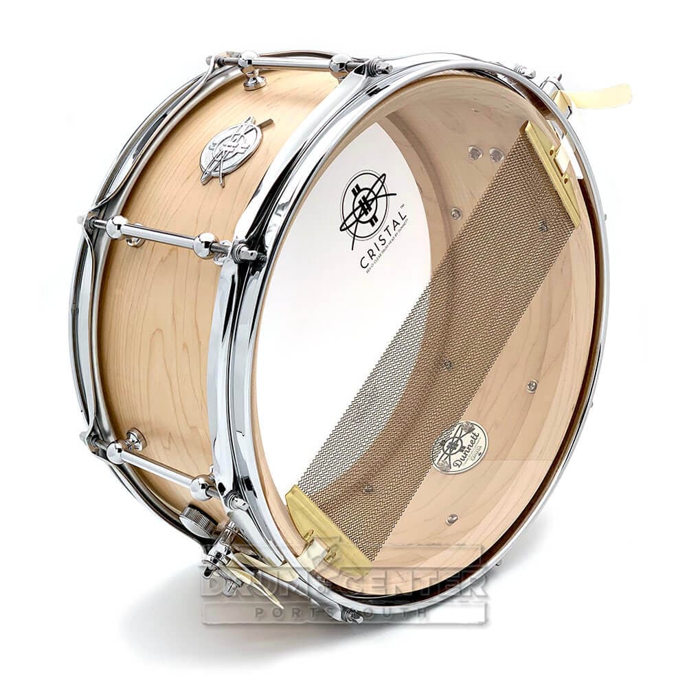 Dunnett Classic MonoPly Maple Snare Drum 14x6.5 Satin Natural