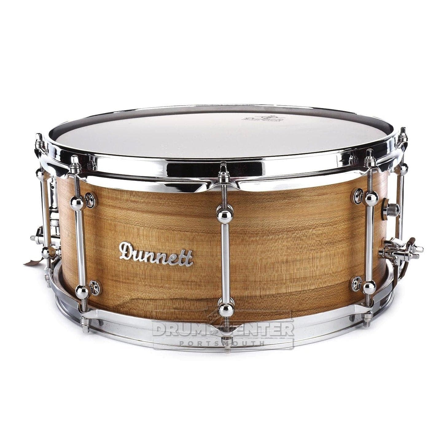 Dunnett Classic MonoPly Maple Snare Drum 14x6.5 Satin Natural