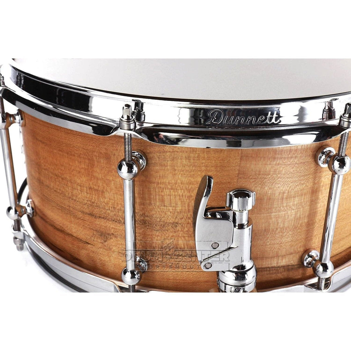 Dunnett Classic MonoPly Maple Snare Drum 14x6.5 Satin Natural
