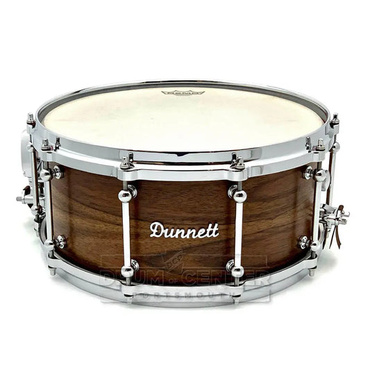 Dunnett Classic MonoPly X Walnut Snare Drum 14x6.5 10-Lug w/Die Cast Hoops - Drum Center Of Portsmouth