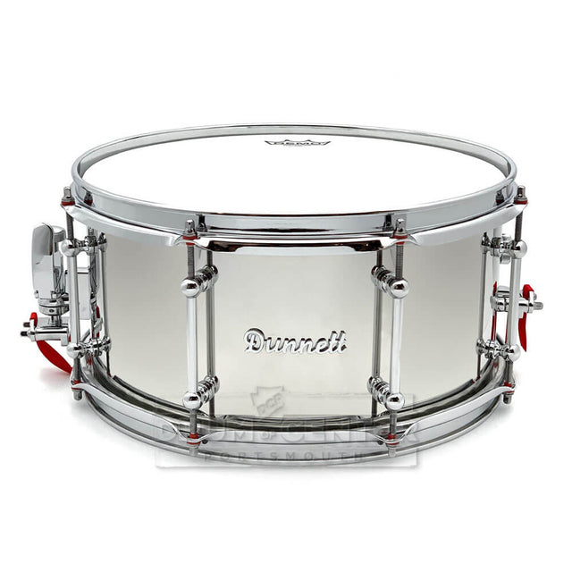 Dunnett Classic Stainless Steel Snare Drum 14x7 Polished - Drum Center Of Portsmouth