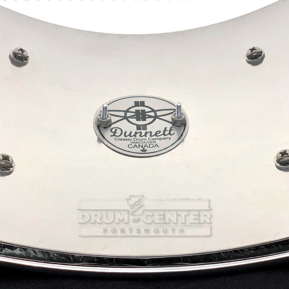 Dunnett Classic Stainless Steel Snare Drum 14x7 Polished - Drum Center Of Portsmouth