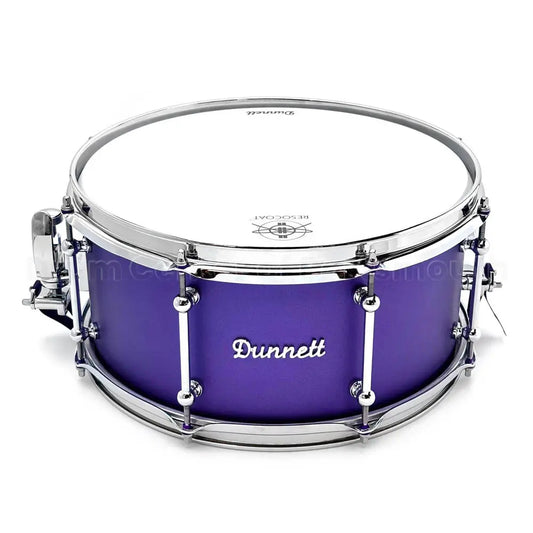 Dunnett Classic StereoPly Snare Drum 14x7 Matte Metallic Purple - Drum Center Of Portsmouth