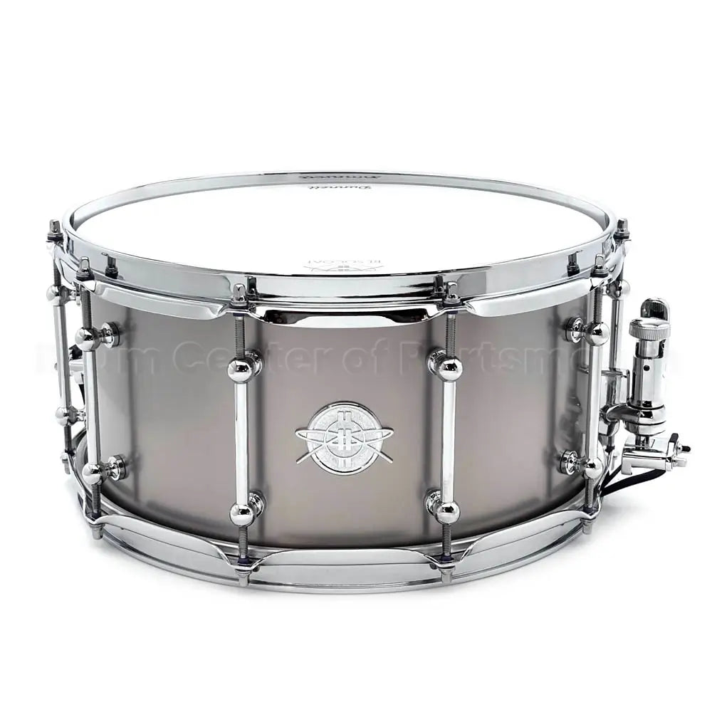 Dunnett Classic Titanium Snare Drum 14x7 10-Lug Raw - Drum Center Of Portsmouth