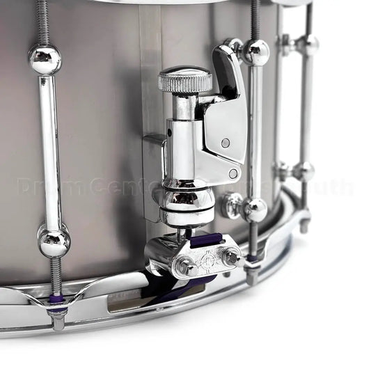 Dunnett Classic Titanium Snare Drum 14x7 10-Lug Raw - Drum Center Of Portsmouth