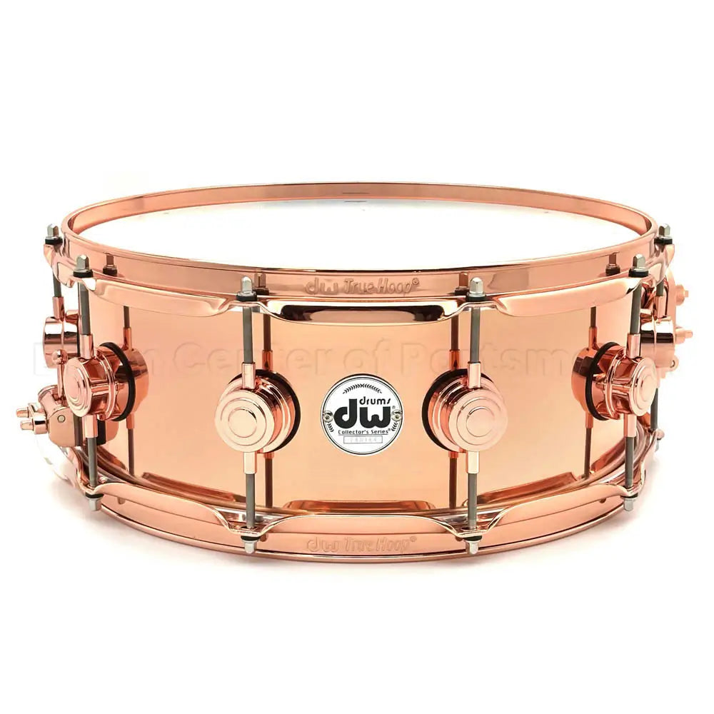 DW Collectors 3mm Copper Snare Drum 14x5.5 w/Copper Hardware - Drum Center Of Portsmouth