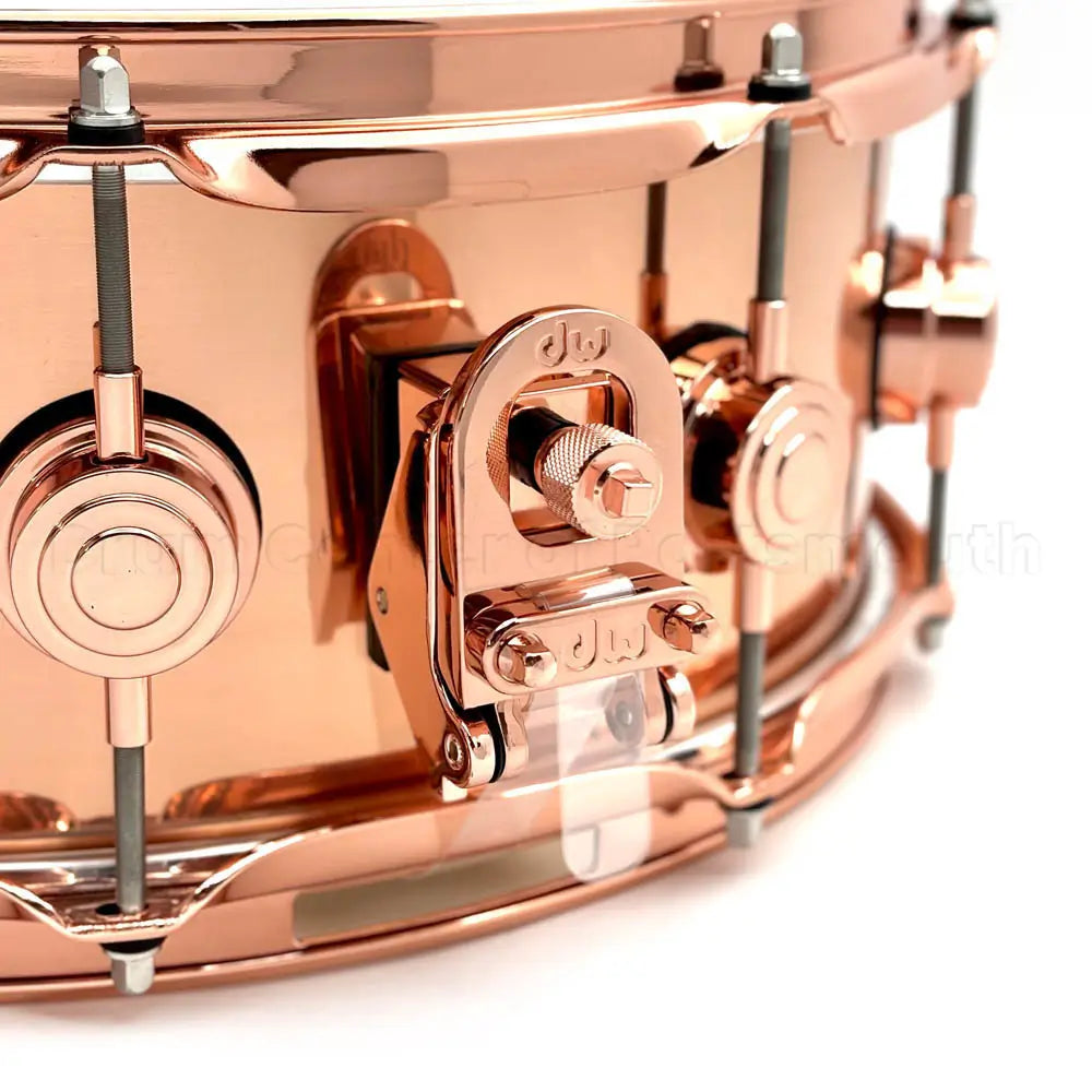 DW Collectors 3mm Copper Snare Drum 14x5.5 w/Copper Hardware - Drum Center Of Portsmouth