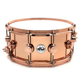 DW Collectors 3mm Copper Snare Drum 14x6.5 w/Copper Hardware - Drum Center Of Portsmouth