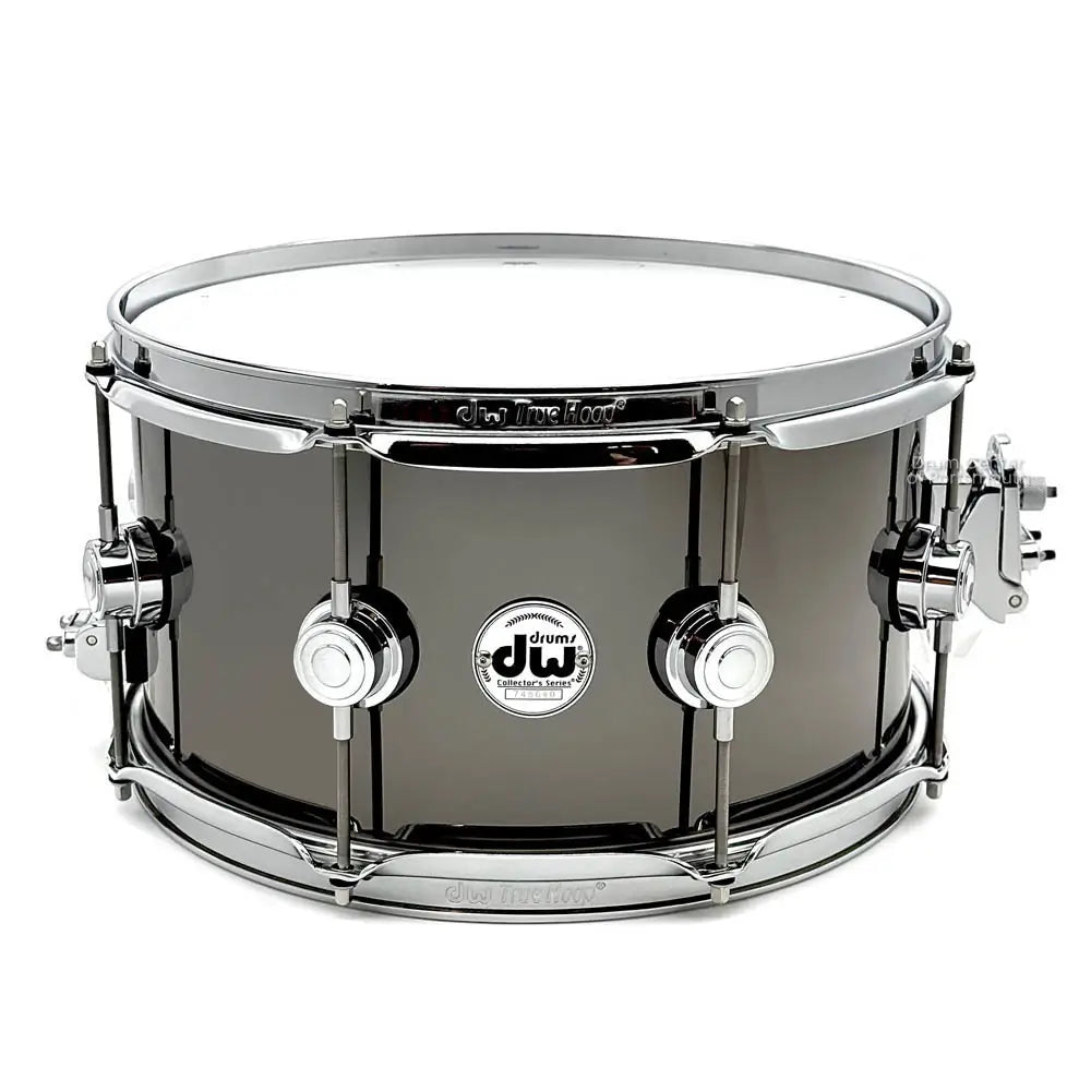 DW Collectors Black Nickel Over Brass Snare Drum 13x7 Chrome Hardware - Drum Center Of Portsmouth