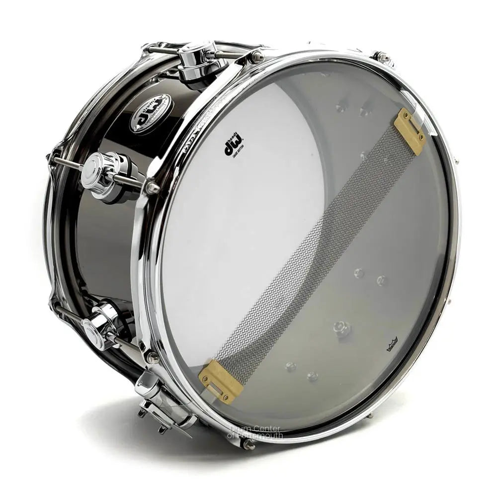 DW Collectors Black Nickel Over Brass Snare Drum 13x7 Chrome Hardware - Drum Center Of Portsmouth