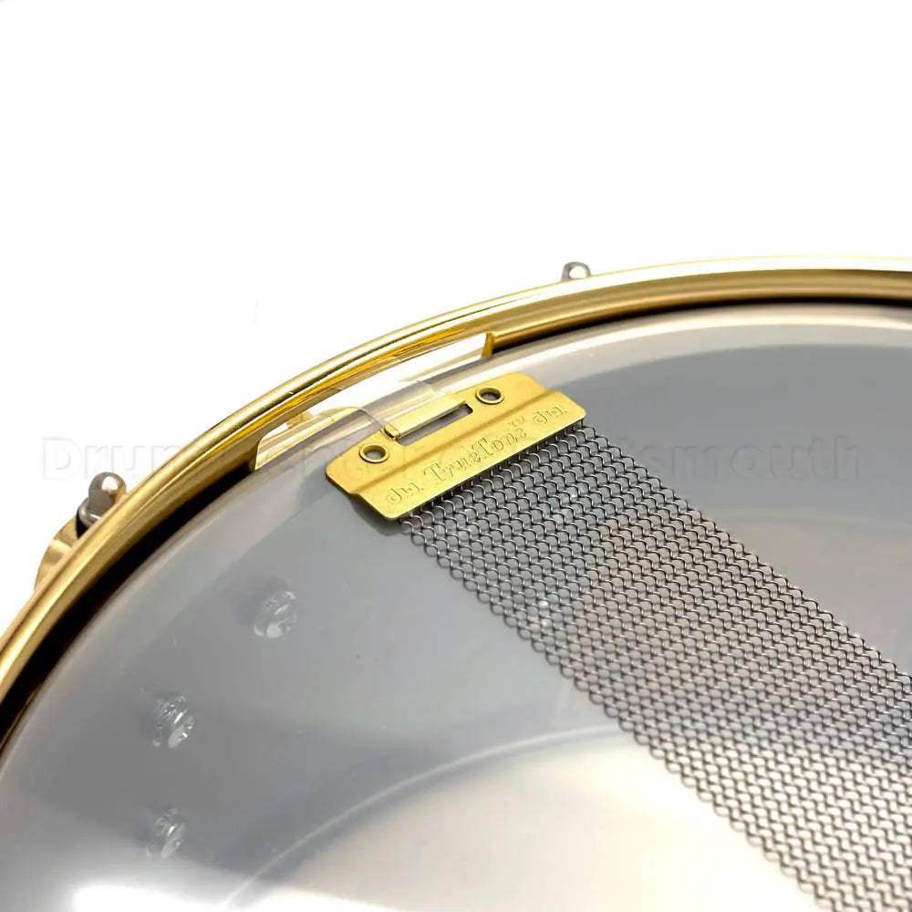 DW Collectors Black Nickel Over Brass Snare Drum 14x5.5 Gold Hardware - Drum Center Of Portsmouth