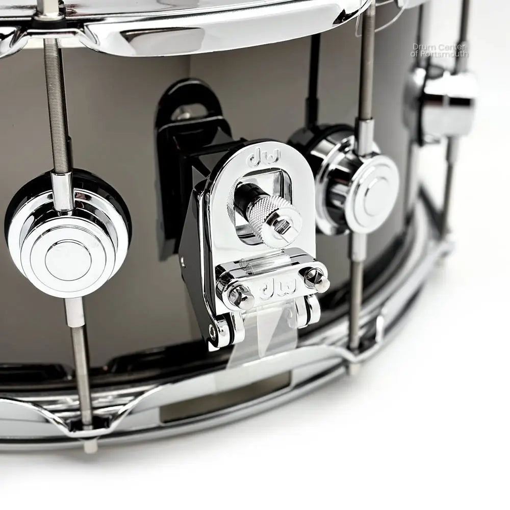DW Collectors Black Nickel Over Brass Snare Drum 14x6.5 Chrome Hardware - Drum Center Of Portsmouth