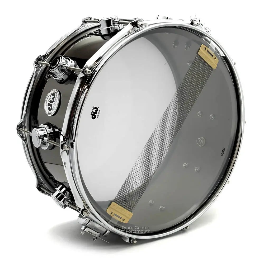DW Collectors Black Nickel Over Brass Snare Drum 14x6.5 Chrome Hardware - Drum Center Of Portsmouth