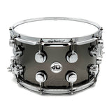 DW Collectors Black Nickel Over Brass Snare Drum 14x8 Chrome Hardware - Drum Center Of Portsmouth