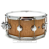 DW Collectors Maple/Purple Core Snare Drum 14x6.5 Natural Super Curl