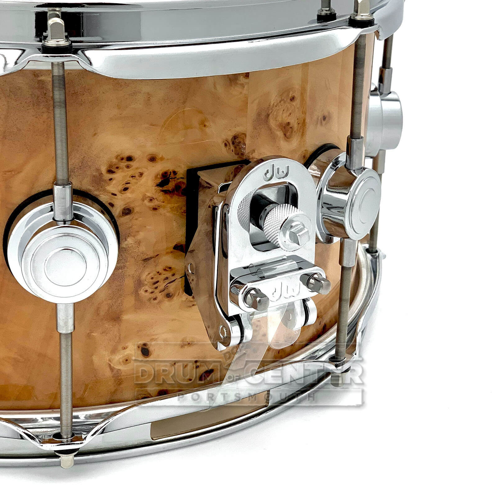 DW Collectors SSC Maple Snare Drum 13x6.5 Exotic Mapa Burl - Drum Center Of Portsmouth