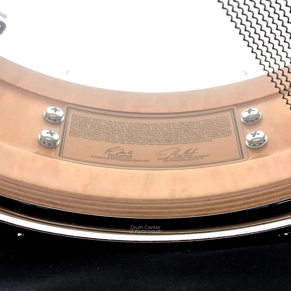 DW Collectors Maple Snare Drum 14x4 Satin Natural - Drum Center Of Portsmouth