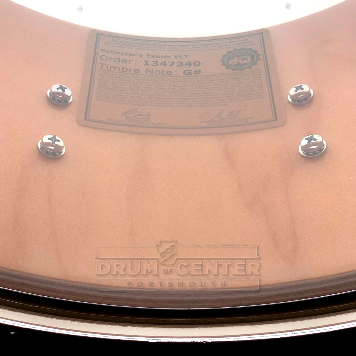 DW Collectors SSC Maple Snare Drum 14x6.5 Exotic Figured Sycamore w/Nickel Hardware - Drum Center Of Portsmouth