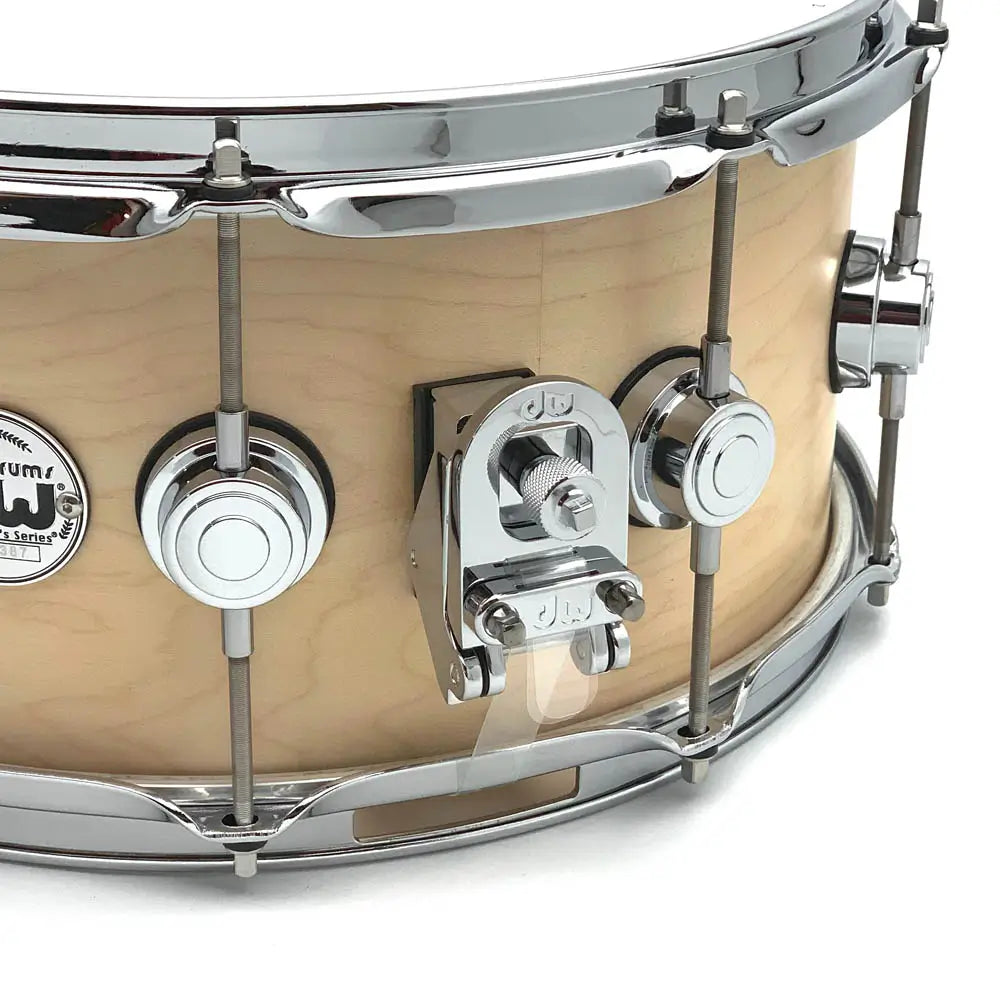 DW Collectors Maple Snare Drum 14x6.5 Satin Natural - Drum Center Of Portsmouth