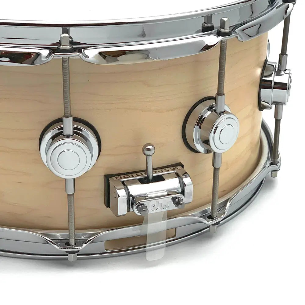DW Collectors Maple Snare Drum 14x6.5 Satin Natural - Drum Center Of Portsmouth