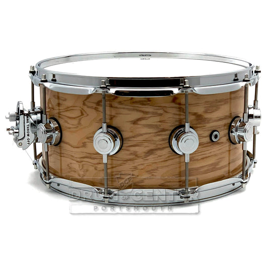 DW Collectors VLT 333 Maple Snare Drum 14x6.5 Exotic Olive Ash Burl - Drum Center Of Portsmouth