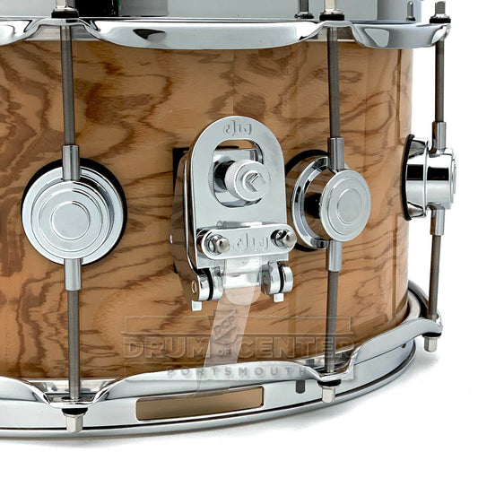 DW Collectors VLT 333 Maple Snare Drum 14x6.5 Exotic Olive Ash Burl - Drum Center Of Portsmouth