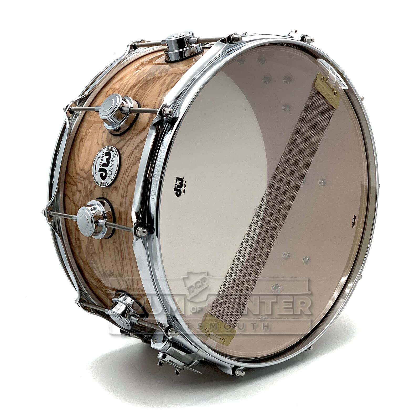 DW Collectors VLT 333 Maple Snare Drum 14x6.5 Exotic Olive Ash Burl - Drum Center Of Portsmouth