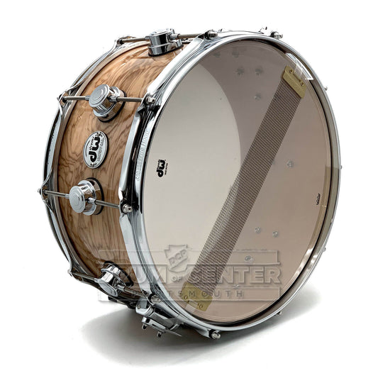 DW Collectors VLT 333 Maple Snare Drum 14x6.5 Exotic Olive Ash Burl - Drum Center Of Portsmouth
