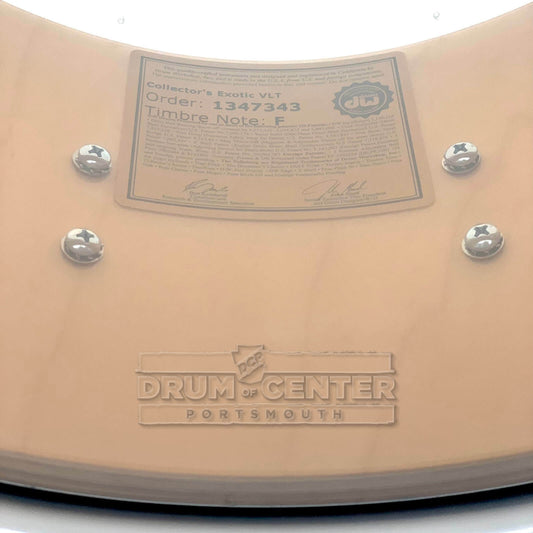 DW Collectors SSC Maple Snare Drum 14x6.5 Exotic Santos Rosewood w/Satin Chrome Hardware - Drum Center Of Portsmouth