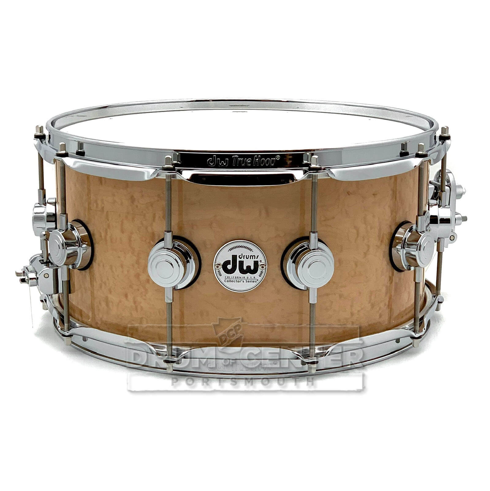 DW Collectors SSC Maple Snare Drum 14x6.5 Exotic Teardrop Maple