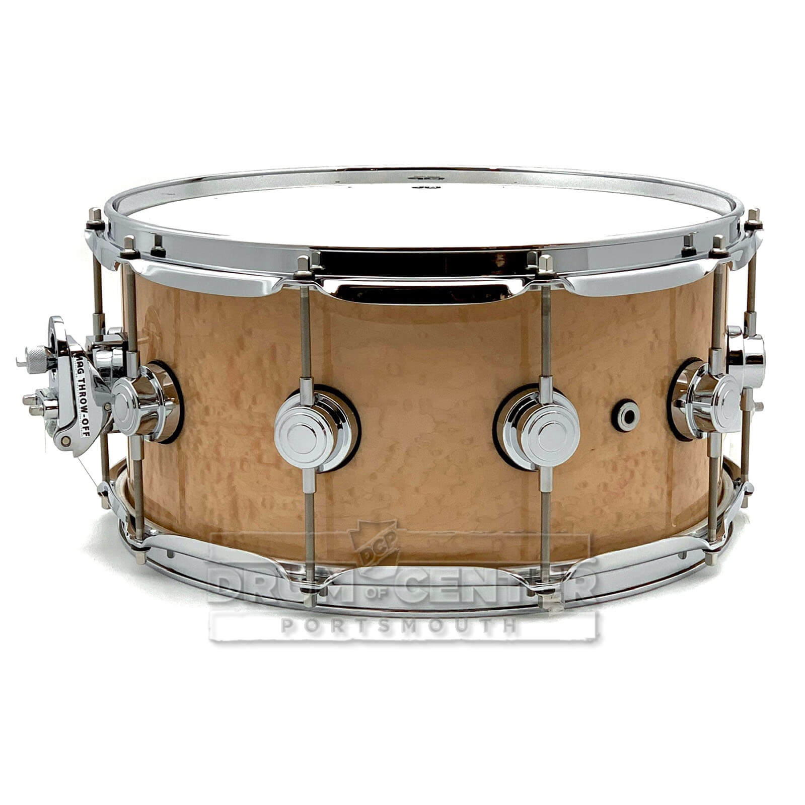 DW Collectors SSC Maple Snare Drum 14x6.5 Exotic Teardrop Maple | DCP