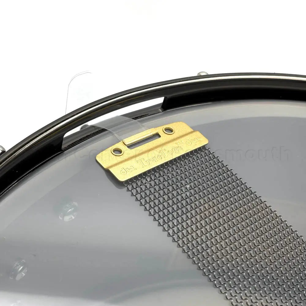DW Collectors Series Satin Black Brass Snare Drum 14x6.5 Black Nickel Hardware - Drum Center Of Portsmouth
