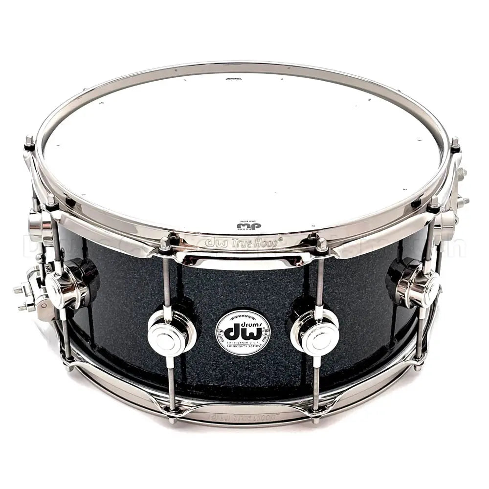 DW Collectors SonicPly Snare Drum 14x6.5 Black Ice w/Nickel Hw - Drum Center Of Portsmouth