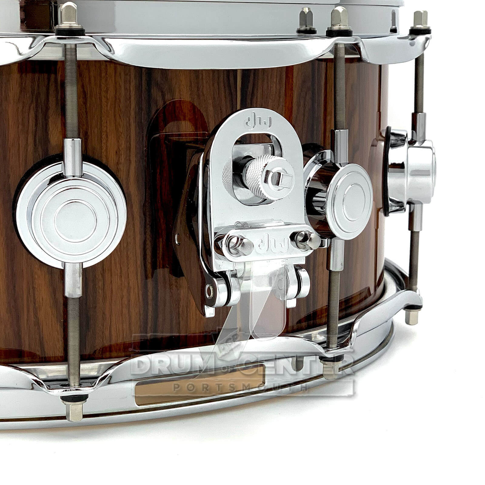 DW Collectors SSC Maple Snare Drum 14x5.5 Exotic Santos Rosewood - Drum Center Of Portsmouth