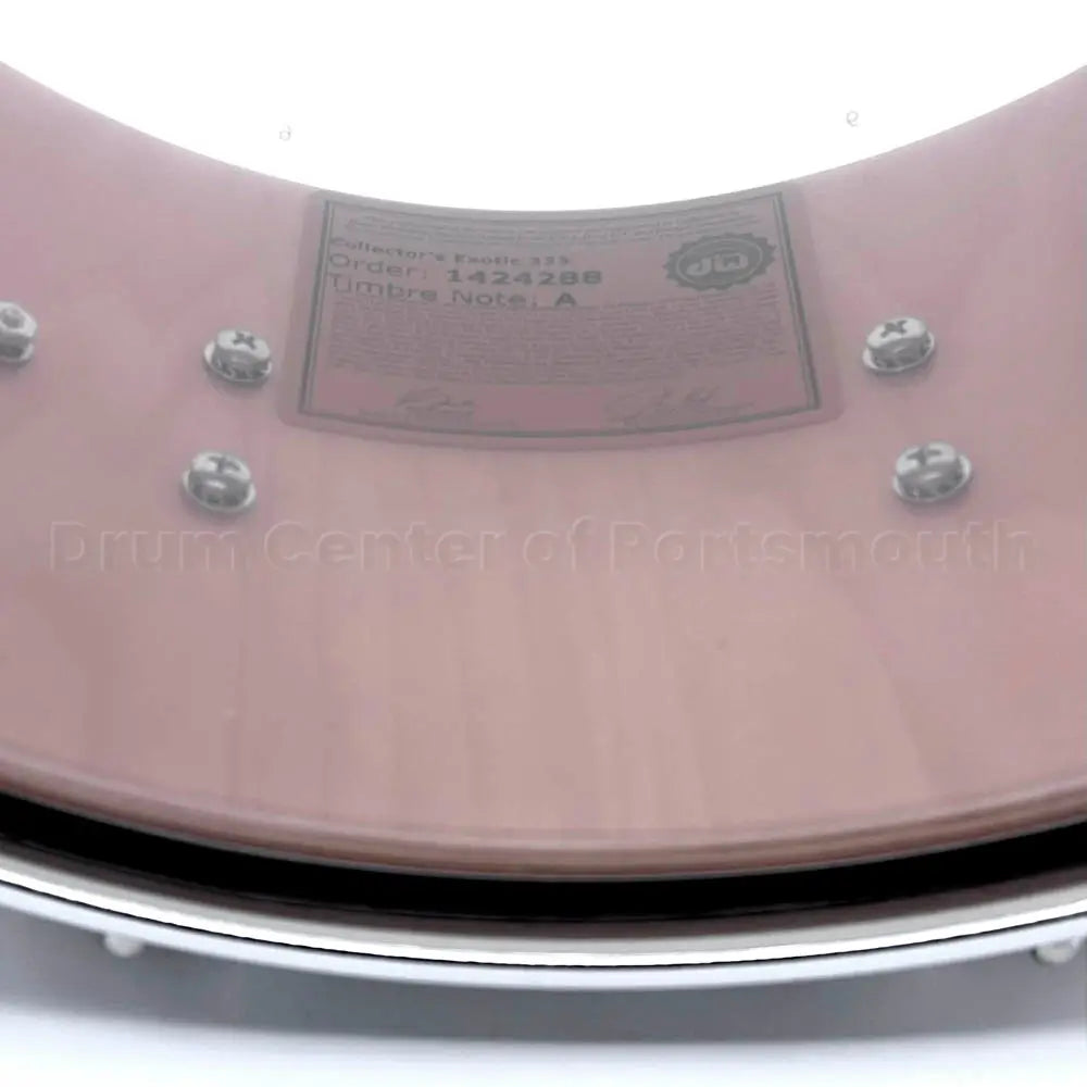 DW Collectors VLT 333 Maple Snare Drum 14x6.5 Almond Burst Super Quilted Maple - Drum Center Of Portsmouth