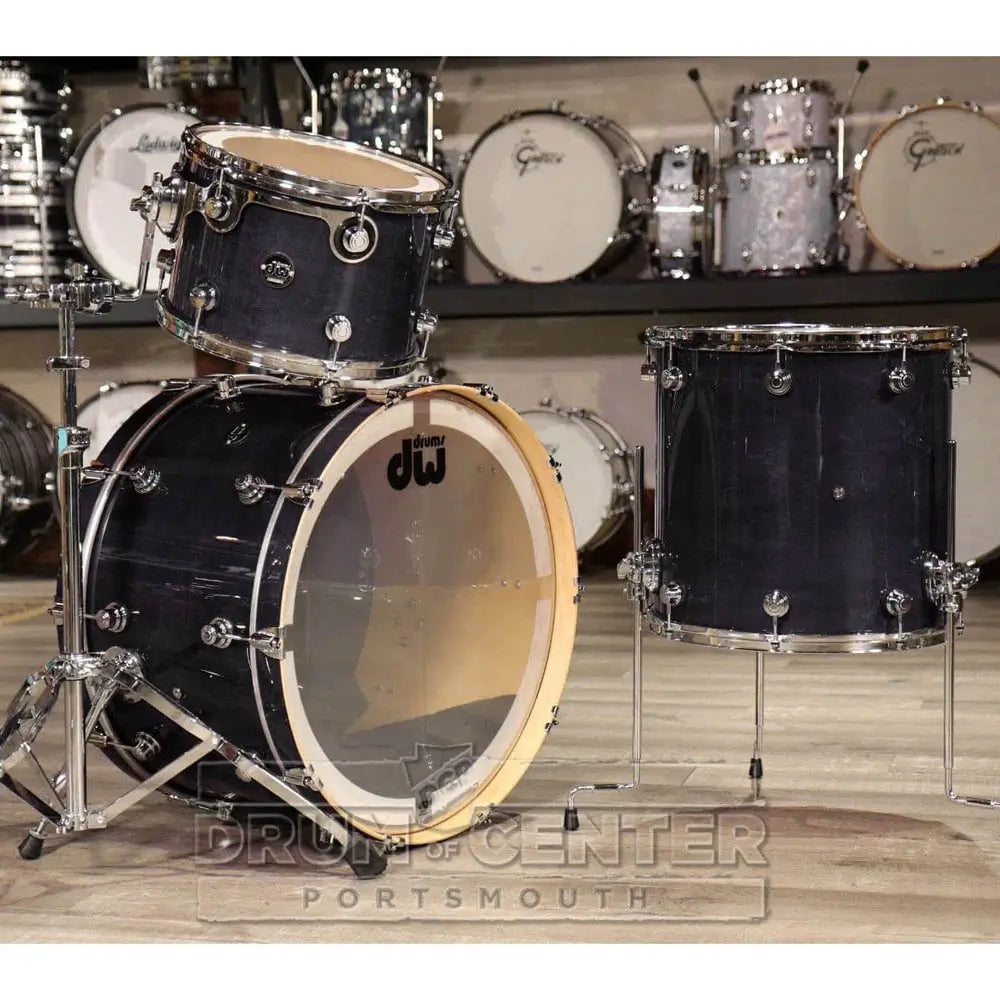 Used DW Performance Drum Set 24/13/16 Ebony Stain - Excellent - Drum Center Of Portsmouth