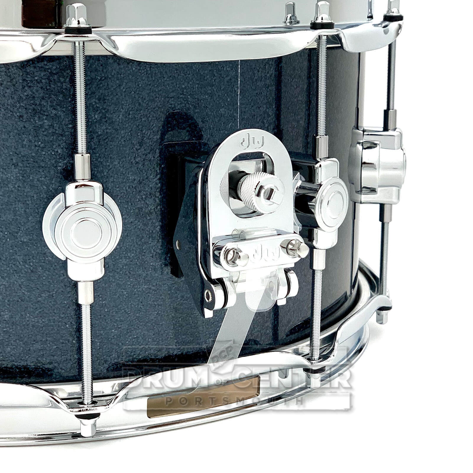 DW Limited Edition Performance Cherry Snare Drum 14x6.5 Black Sparkle - Drum Center Of Portsmouth