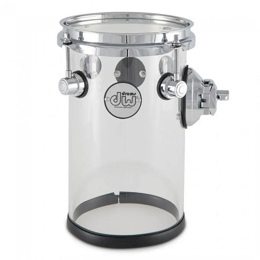 DW Design Rata Tom 6x10 Clear Acrylic - Drum Center Of Portsmouth
