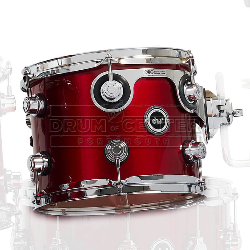 DW DWe Electronic/Acoustic Tom 8x7 Black Cherry Metallic
