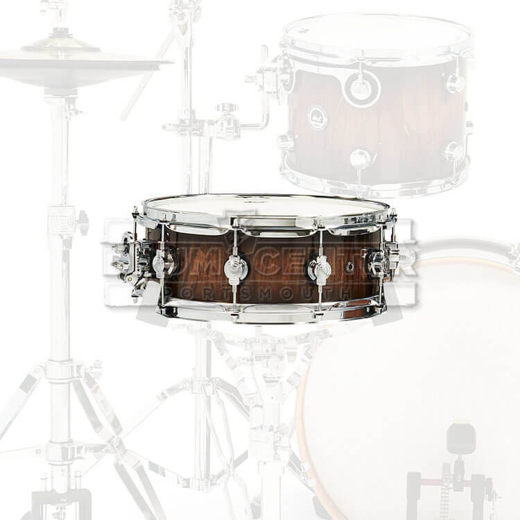 DW DWe Electronic/Acoustic Snare Drum 14x5 Curly Maple Burst - Drum Center Of Portsmouth