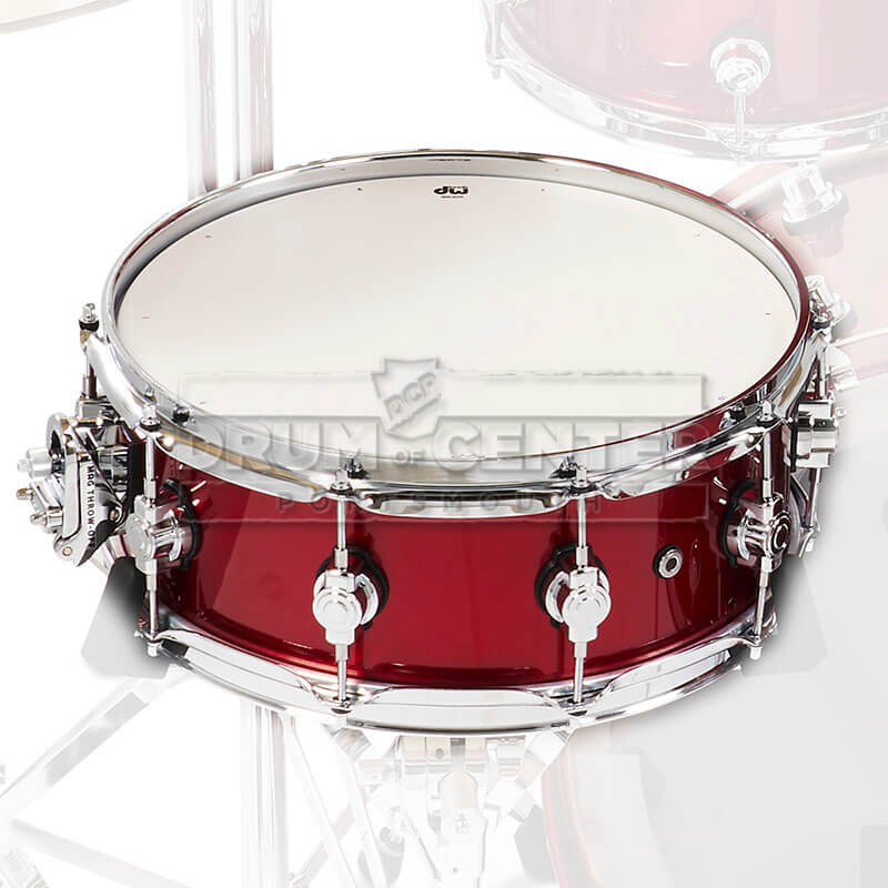 DW DWe Electronic/Acoustic Snare Drum 14x5 Black Cherry Metallic