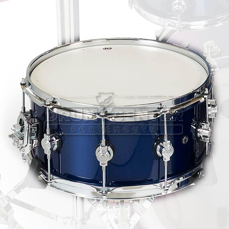 DW DWe Electronic/Acoustic Snare Drum 14x6.5 Midnight Blue Metallic