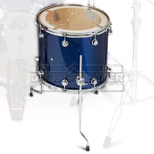 DW DWe Electronic/Acoustic Floor Tom 16x14 Midnight Blue Metallic