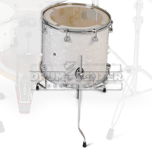 DW DWe Electronic/Acoustic Floor Tom 16x14 White Marine Pearl