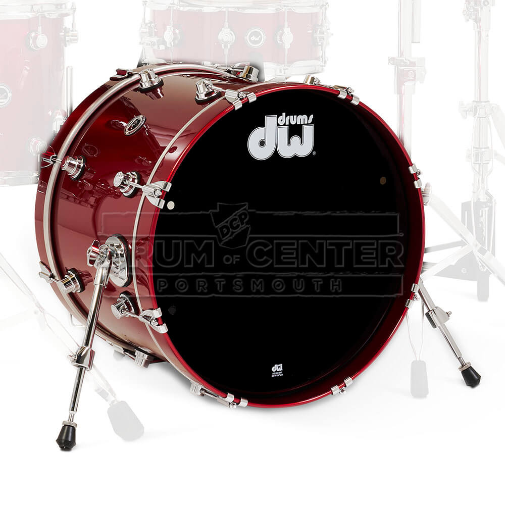 DW DWe Electronic/Acoustic Bass Drum 20x14 Black Cherry Metallic